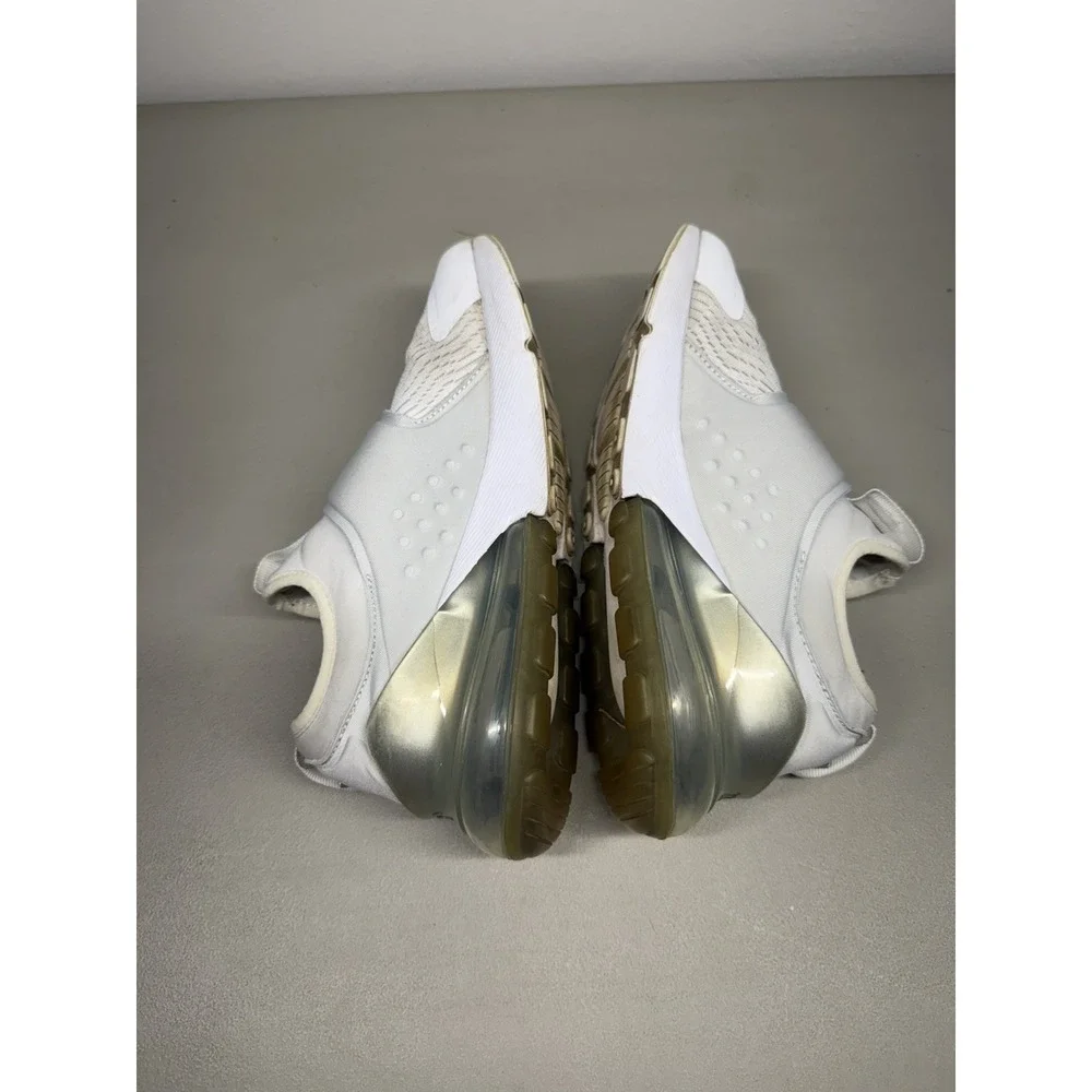 Nike Air Max 270 Extreme GS White Metallic Silver CI1108-100 Size 5.5Y